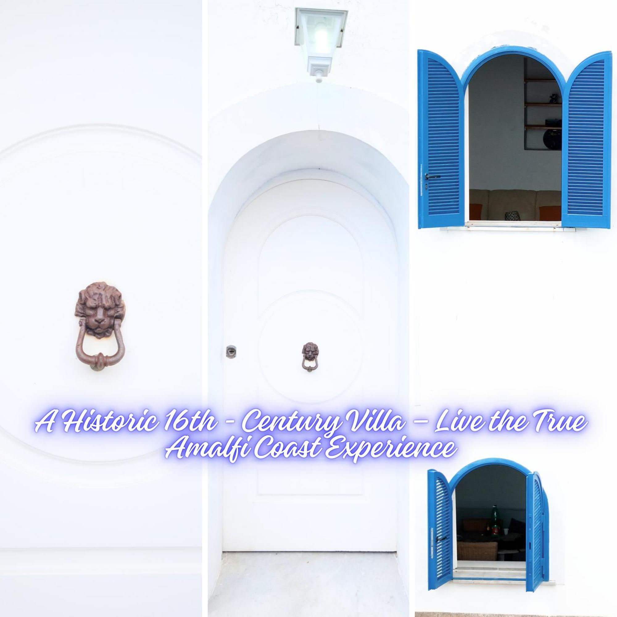La Saracena-Traditional Amalfi Villa With Sea View Bagian luar foto