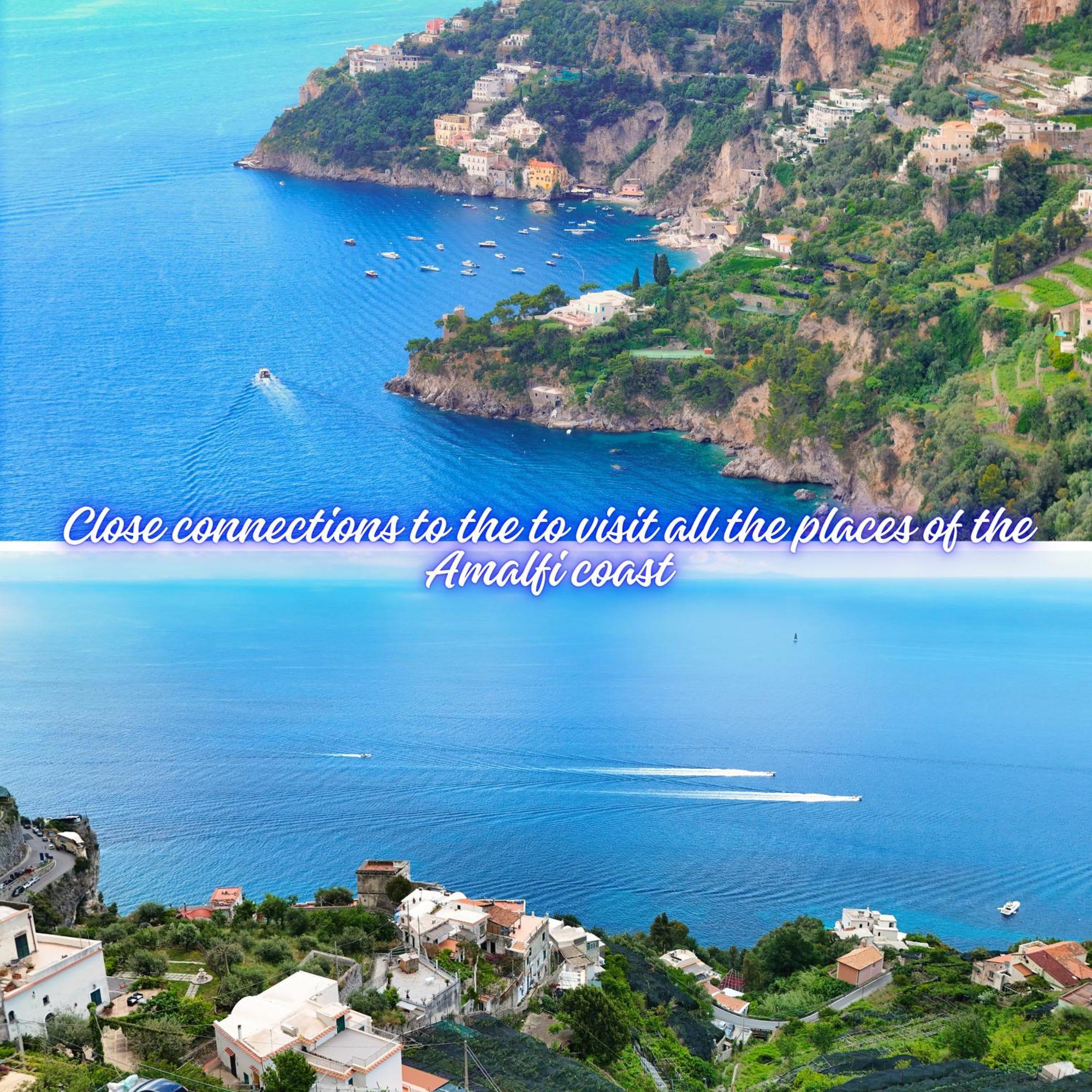 La Saracena-Traditional Amalfi Villa With Sea View Bagian luar foto